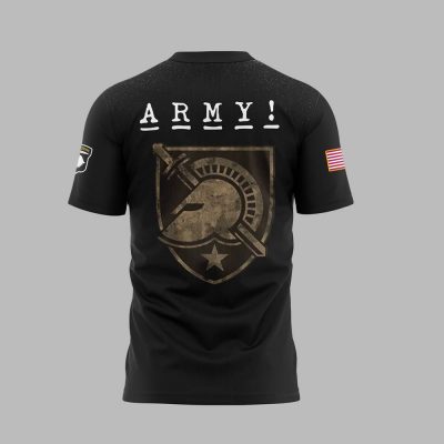 Army Black Knights Honor 101st Airborne Division Black Tee