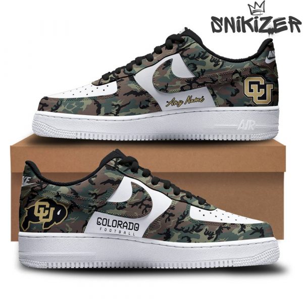 Colorado Buffaloes Salute To Service Camo Air Force 1 Sneaker