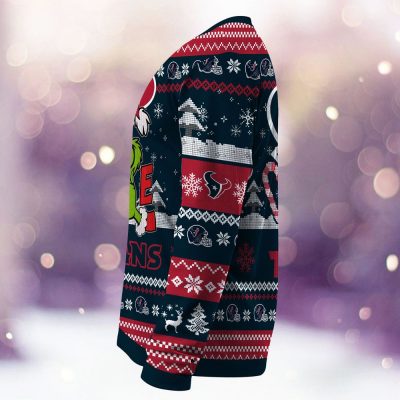 Houston Texans Grinch Love Knitted Sweater