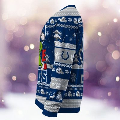 Indianapolis Colts Grinch Love Knitted Sweater