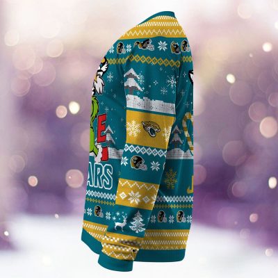 Jacksonville Jaguars Grinch Love Knitted Sweater