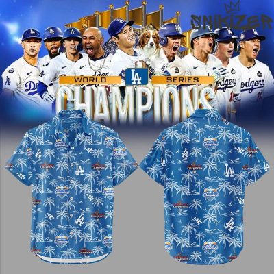 Los Angeles Dodgers 2024 World Series Champions Hawaiian Shirt