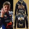 Max Verstappen 2024 Champion Signature Off White Hoodie