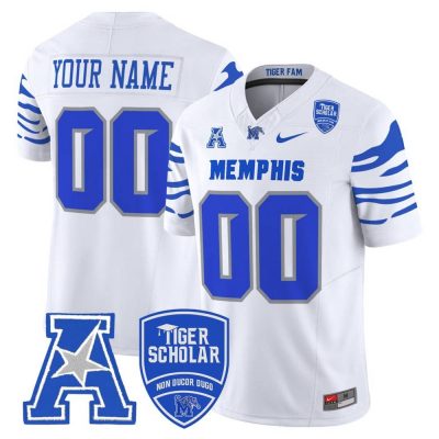 Memphis Tigers Scholar Limited Edition White Football Jersey