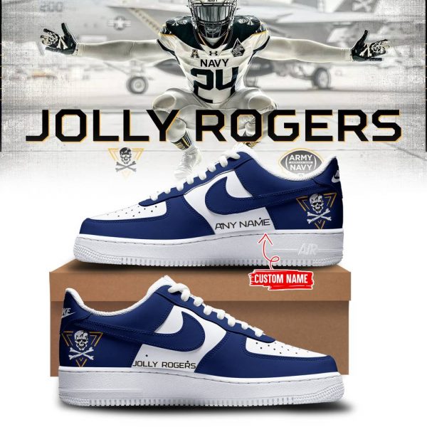 Navy Midshipmen Angel Of Death Jolly Rogers Air Force 1 Shoes