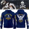 Navy Midshipmen Fear The Bones Badge Navy Hoodie