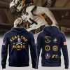 Navy Midshipmen Angel Of Death Jolly Rogers Blue Hoodie