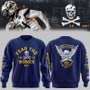 Navy Midshipmen Fear The Bones Jolly Rogers White Sweatshirt