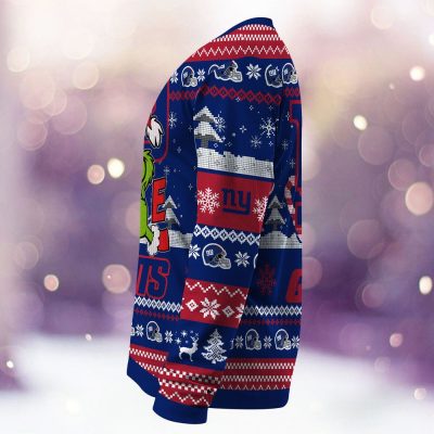 New York Giants Grinch Love Knitted Sweater