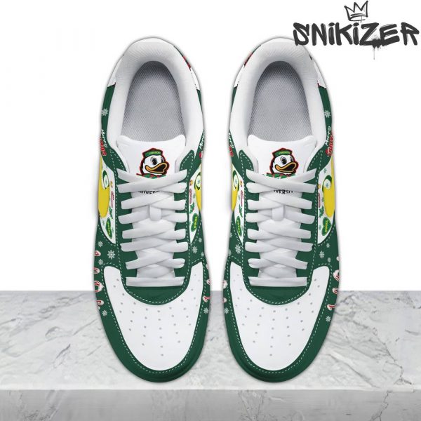 Oregon Ducks Jingle Ducks Merry Christmas Air Force 1 Sneaker