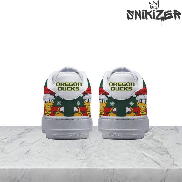 Oregon Ducks Jingle Ducks Merry Christmas Air Force 1 Sneaker