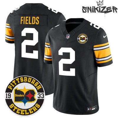 Pittsburgh Steelers NFL Est 1993 Black Football Jersey