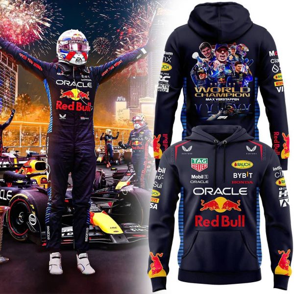 Red Bull Max Verstappen World Champion Limited Edition Hoodie