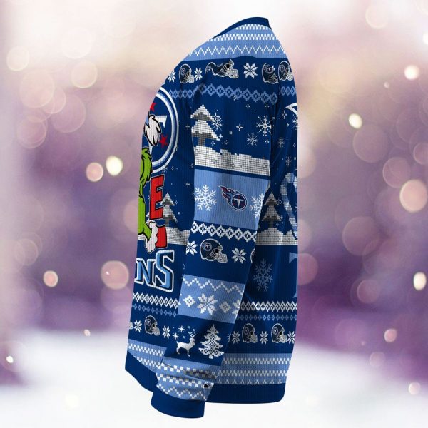 Tennessee Titans Grinch Love Knitted Sweater