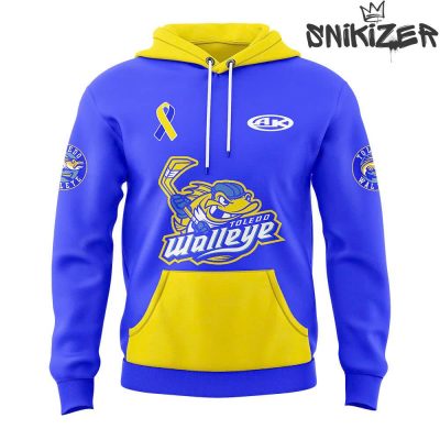 Toledo Walleye x World Down Syndrome Day Blue Hoodie