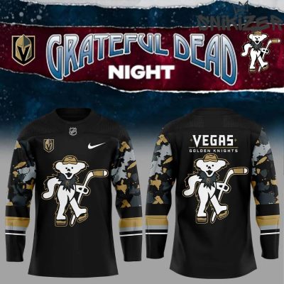 Vegas Golden Knights NHL x Grateful Dead Night Hockey Jersey