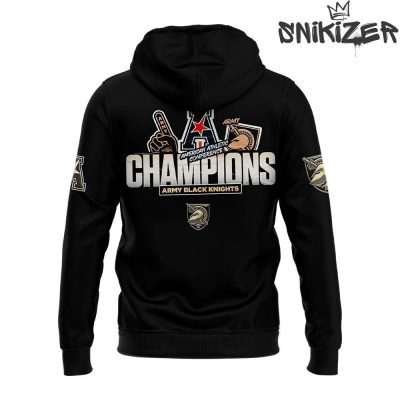 Army Black Knights 2024 ACC Champions Black Hoodie