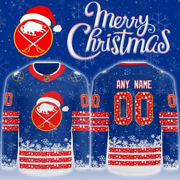 Buffalo Sabres Merry Christmas 2024 Limited Edition Custom Jersey