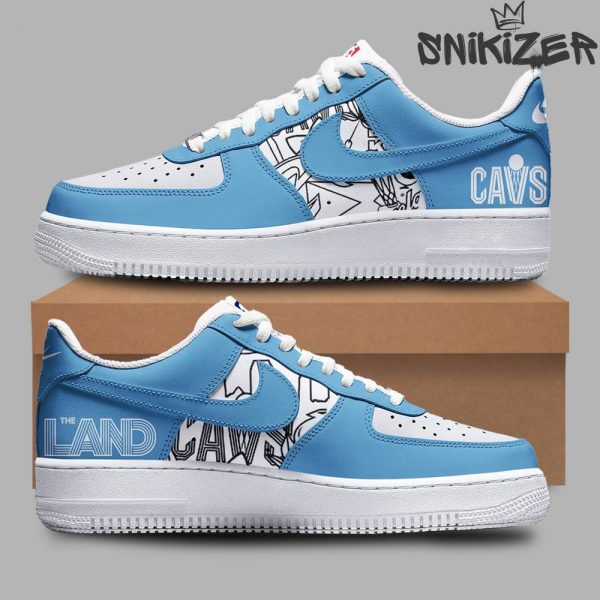 Cleveland Cavaliers Gallery Blue Blake Air Force 1 Sneaker