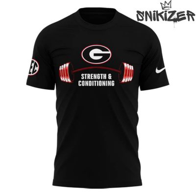 Georgia Bulldogs 100 Wins Strength and Conditioning Tee