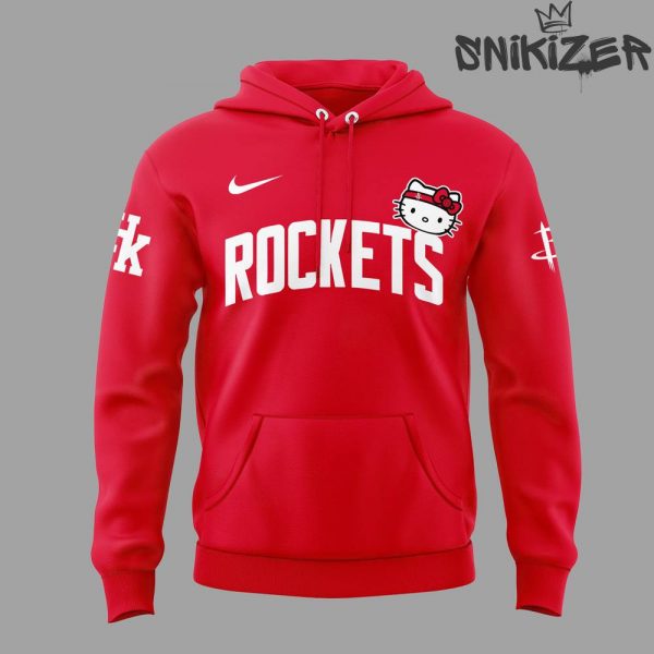 Houston Rockets x Hello Kitty Special Edition Red Hoodie