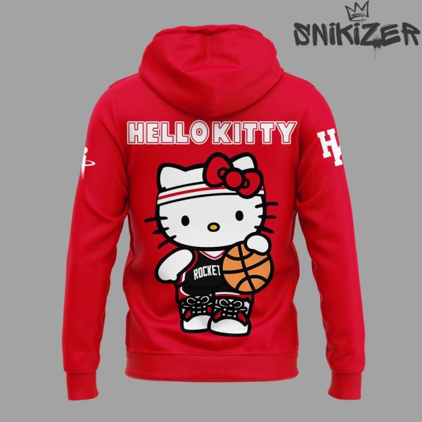 Houston Rockets x Hello Kitty Special Edition Red Hoodie