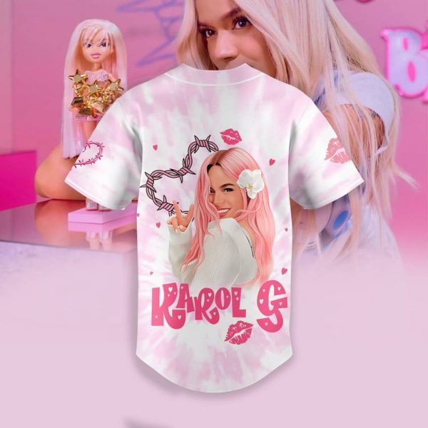 Karol G Love Pink Baseball Jersey