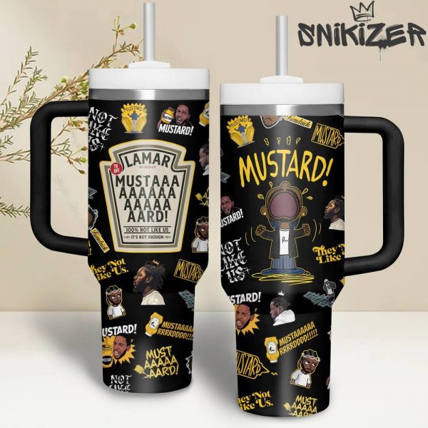 Kendrick Lamar Mustard Black Stanley Tumbler