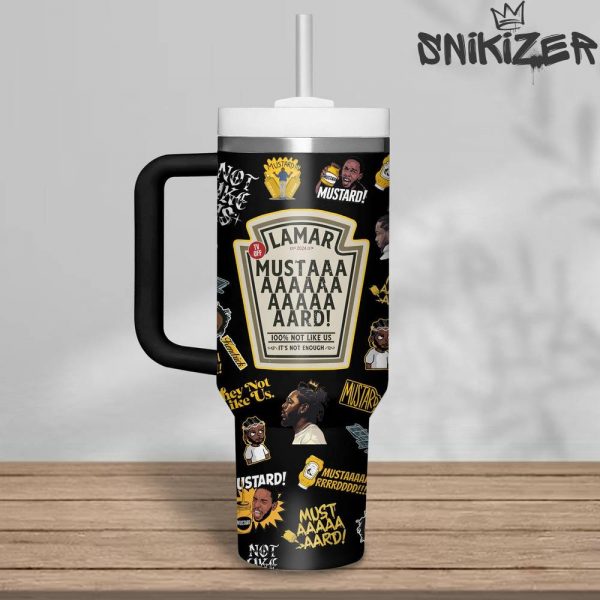 Kendrick Lamar Mustard Black Stanley Tumbler