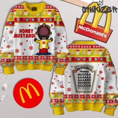 McDonald Honey Mustard Ugly Christmas Sweater