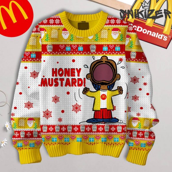 McDonald Honey Mustard Ugly Christmas Sweater