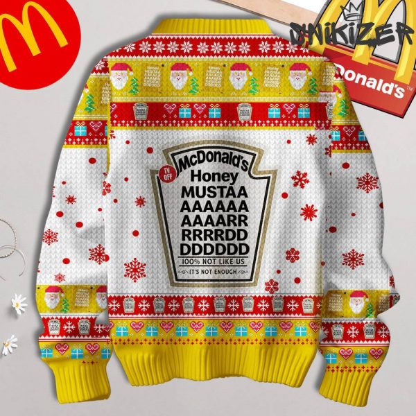 McDonald Honey Mustard Ugly Christmas Sweater