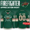 Minnesota Wild x 2024 Firefighter Appreciation Night Stan Smith Shoes