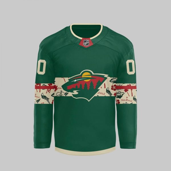 Minnesota Wild x Margaritaville Night Hockey Jersey