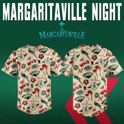 Minnesota Wild x Margaritaville Night Special Edition Baseball Jersey