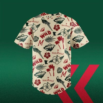 Minnesota Wild x Margaritaville Night Special Edition Baseball Jersey