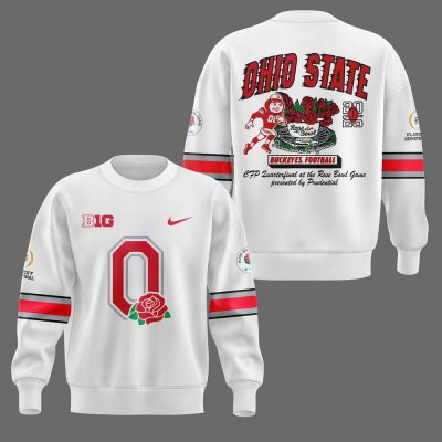 Ohio State Buckeyes x Rose Bowl Game White Sweatshirt