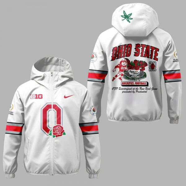 Ohio State Buckeyes x Rose Bowl Game Windbreaker Outdoor Jacket