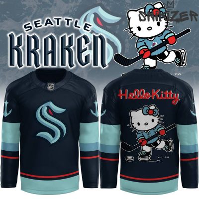 Seattle Kraken x Hello Kitty Special Edition Hockey Jersey