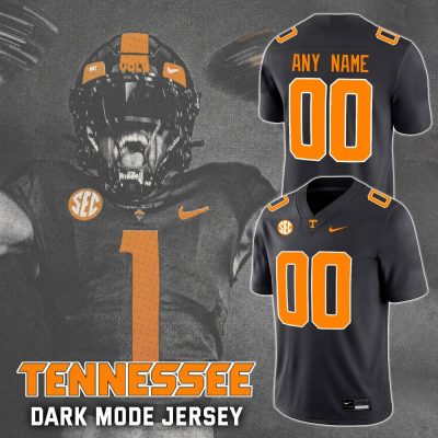 Tennessee Volunteers Dark Mode Football Jersey