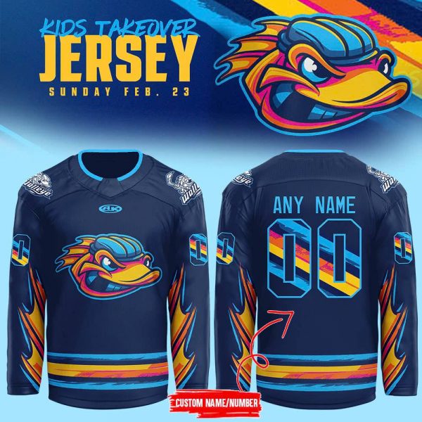 Toledo Walleye Kids Takeover Hockey Jersey