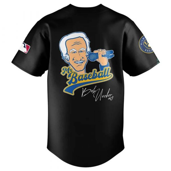 Bob Uecker Honoring The Legend Brewers Icon Baseball Jersey