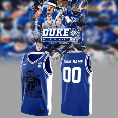 Duke Blue Devils Basketball “Blue Planet” Limited Edition Blue Jersey
