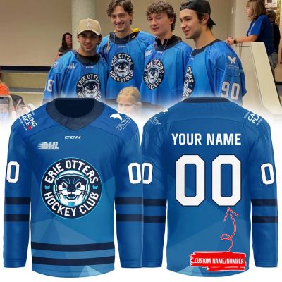 Erie Otters Highmark Caring Place 2024 Hockey Jersey