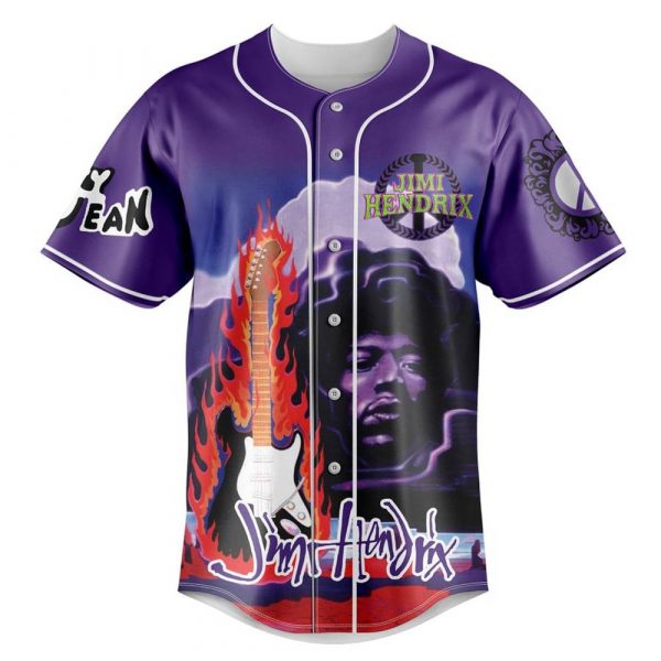 Jimi Hendrix Purple Limited Edition Baseball Jersey