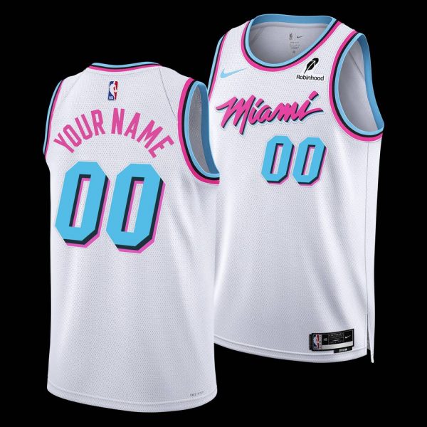 Miami HEAT Original Vice White Basketball Jersey