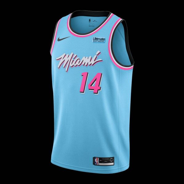 Miami HEAT ViceWave Blue Basketball Jersey