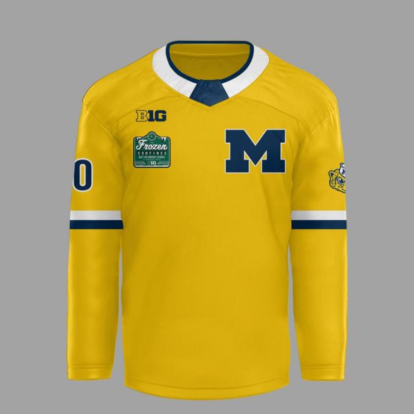 Michigan Wolverine Frozen Confines Hockey Jersey