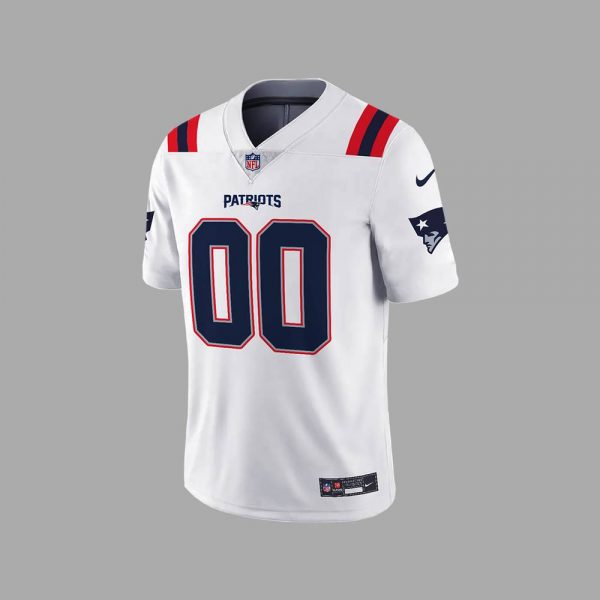 New England Patriots Coach “Mike Vrabel” Custom White Football Jersey