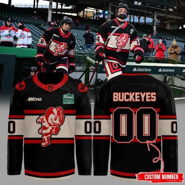 Ohio State Buckeyes Frozen Confines Hockey Jersey